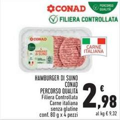 Conad - Hamburger Di Suino Percorso Qualità