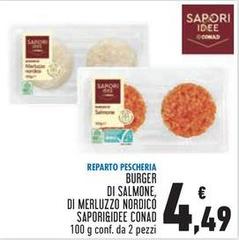 Sapori - Burger Di Salmone, Di Merluzzo Nordico &Idee
