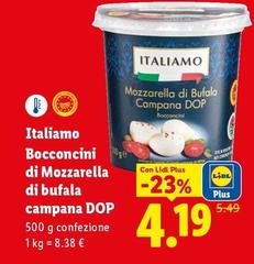 Italiamo - Bocconcini Di Mozzarella Di Bufala Campana DOP