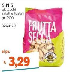 Sinisi - Pistacchi Salati E Tostati