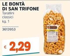 Le bontà di san trifone - Tarallini