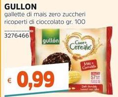 Gullon - Gallette Di Mais Zero Zuccheri Ricoperti Di Cioccolato