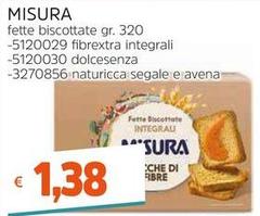 Misura - Fette Biscottate