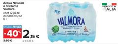 Valmora - Acqua Naturale O Frizzante