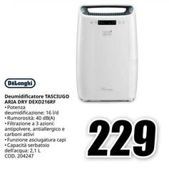 Db - Deumidificatore Aria Dry DEXD216RF
