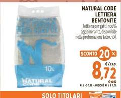 Natural - Lettiera