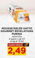 Purina - Mousse/Gelee Gatto Gourmet Revelations 