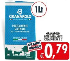 Granarolo - Latte Parzialmente Scremato Brick