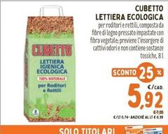 Solo - Cubetto Lettiera Ecologica
