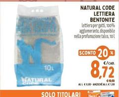 Natural - Lettiera Bentonite