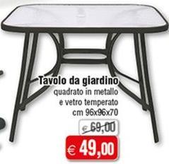 Tavolo Da Giardino