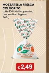 Colfiorito - Mozzarella Fresca Latte 100% Dell’appennino Umbro-marchigiano 240 G