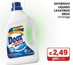 Deox - Detersivo Liquido Lavatrice 24 Lavaggi