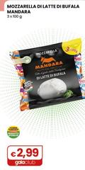Mandara - Mozzarella Di Latte Di Bufala 3 X 100 G