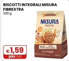 Misura - Biscotti Integrali Fibrextra 330 G