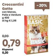 Crancy - Croccantini Gatto Con Manzo