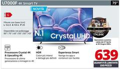 Samsung - U7000F 4k Smart Tv 75