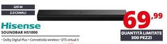 Hisense - Soundbar + Subwoofer HS100