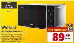 Whirlpool - Microonde MWP103 SB