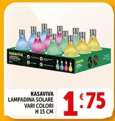 Kasaviva - Lampadina Solare Vari Colori