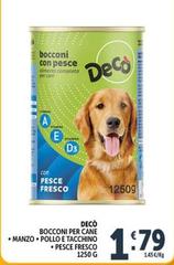 Deco - Bocconi Per Cane Manzo/Pollo E Tacchino/Pesce Fresco