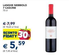 Langhe Nebbiolo 7 Cascine