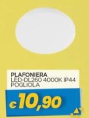 POlafoniera LED-DL260 4000K IP44