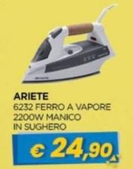 Ariete - 6232 Ferro A Vapore 2200W Manico In Sughero 