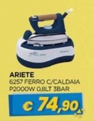 Ariete - 6257 Ferro C/Caldaia P2000W0,8LT 3BAR