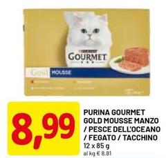 Purina - Gold Mousse Manzo / Pesce Delloceano / Fegato / Tacchino