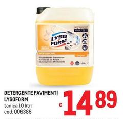 Lysoform - Detergente Pavimenti