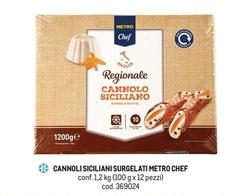 Metro chef - Cannoli Siciliani Surgelati
