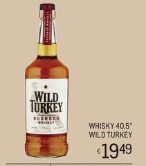 Whisky 40,50 Wild Turkey
