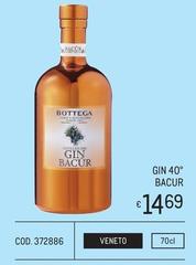 Bottega - Gin 40° Bacur