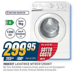 Indesit - Lavatrice MTWC91296WIT 