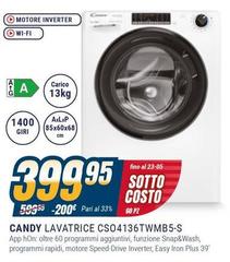 Candy - Lavatrice CSO4136TWMB5-S