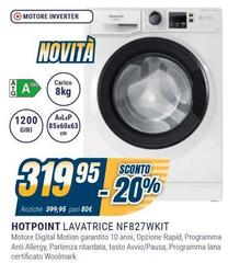 Hotpoint - Lavatrice NF827WKIT 