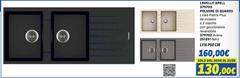 Linea - Lavello De Pell 37x722 Piaver Di Guarzo