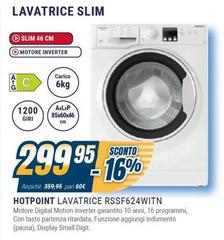 Hotpoint - Lavatrice RSSF624WITN 