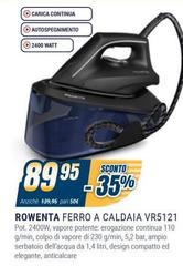 Rowenta - Ferro A Caldaia VR5121