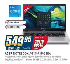 Acer - Notebook AG15-71P-58EA