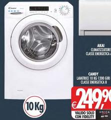 Candy - Lavatrice 10 Kg 1200 Giri Classe Energetica B