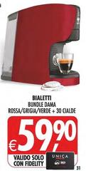 Bialetti - Bundle Dama Rossa/Grigia/Verde + 30 Cialde