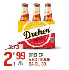 Dreher - 6 Bottiglie Da Cl. 33