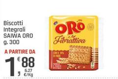 Saiwa - Biscotti Integrali Oro