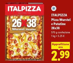 Italpizza - Pizza Wurstel E Patatine