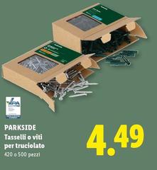 Parkside - Tasselli O Viti Per Truciolato