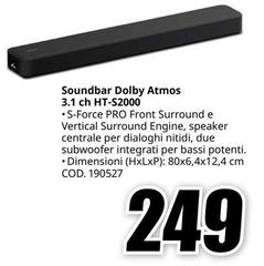 Samsung - Soundbar Dolby Atmos 3.1ch Ht-s2000