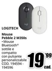 Logitech - Mouse Pebble 2 M350s