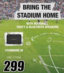 Marshall - WTH  Party & Bluetooth Speakers